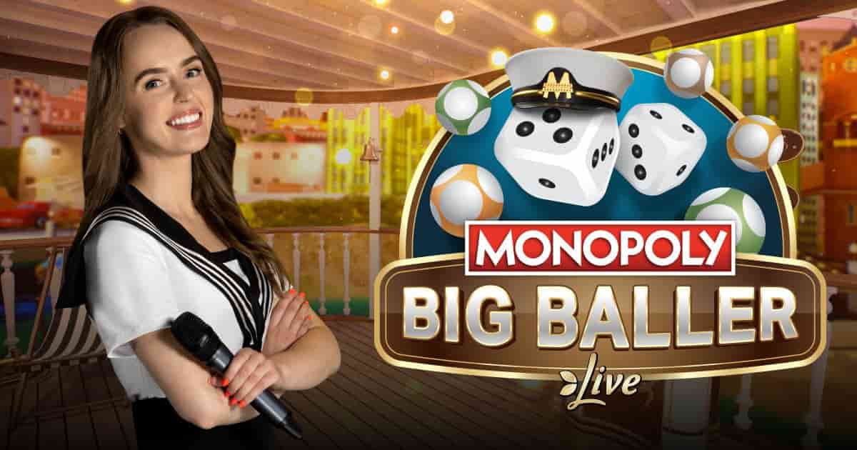 MONOPOLY Big Baller slot visual from Evolution available on beyoglusinemasi.com